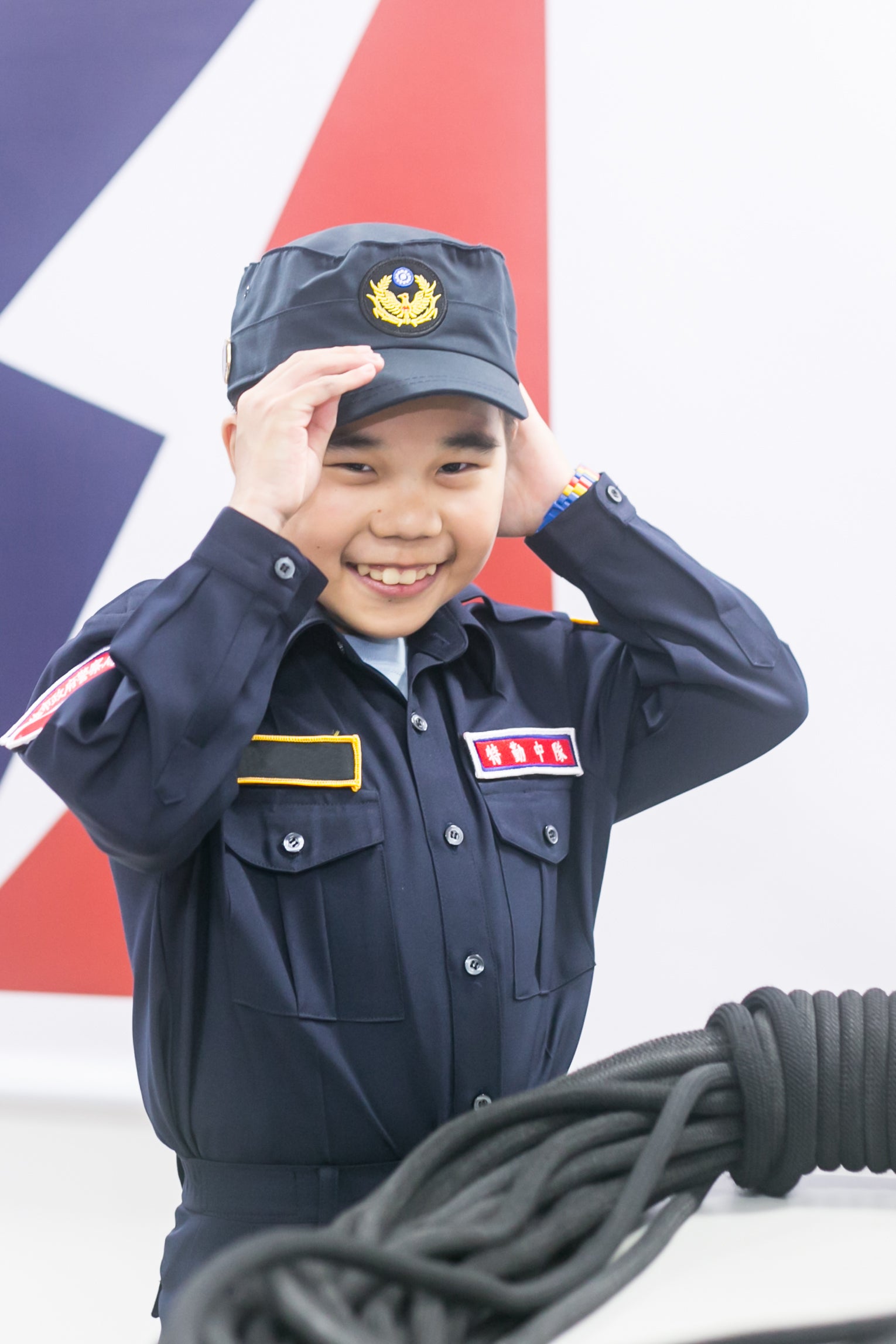 阿宏想成為勇敢特警