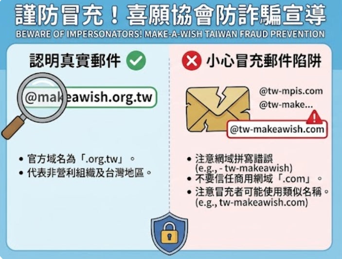 【重要公告】謹防冒充!喜願協會防詐騙宣導,請認明官方網域