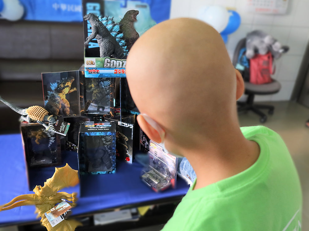 阿文想擁有哥吉拉公仔模型